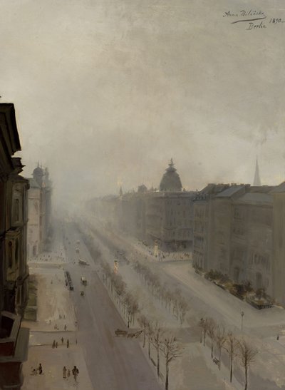Unter den Linden in Berlijn door Anna Bilińska Bohdanowicz