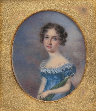 Sarah Ann Beck, ca. 1818 door Anna Claypoole Peale