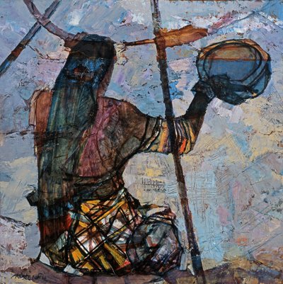 Een Visvrouw door Anna Contemporary Artist Kostenko