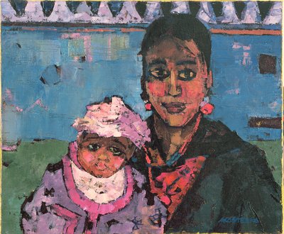 Spaanse moeder door Anna Contemporary Artist Kostenko