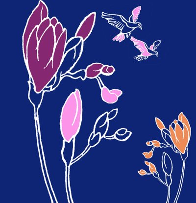 Freesia door Anna Platts