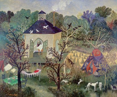 Een plek om te zijn, 2003 (acryl) door Anna Pugh