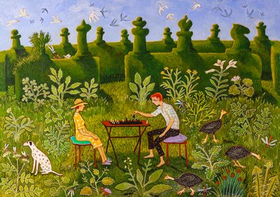 Besluiten Besluiten, 2020 (acryl) door Anna Pugh