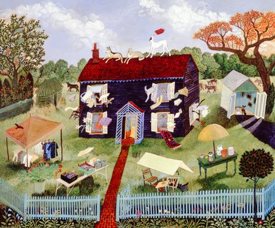 Alles moet weg, 2006 (acryl) door Anna Pugh