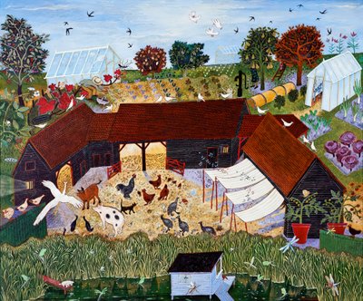 Thuisgekweekt, 2013 (acryl) door Anna Pugh