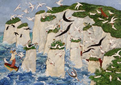 Oude Harry, 2017 (acryl) door Anna Pugh