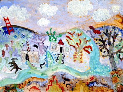 Schetsen tonen, 2003 (acryl) door Anna Pugh