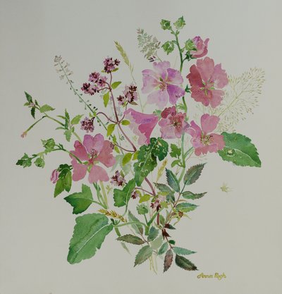 Stilleven bloemen 3 , 2021 (schilderij) door Anna Pugh