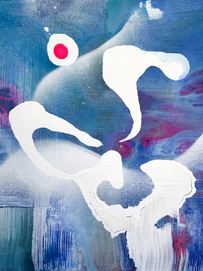 Kosmische oog-abstractie door Anna Viklund