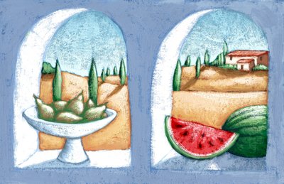 Italiaans Landschap door Annalisa Morrocco