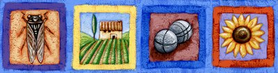 Provence (detail) door Annalisa Morrocco