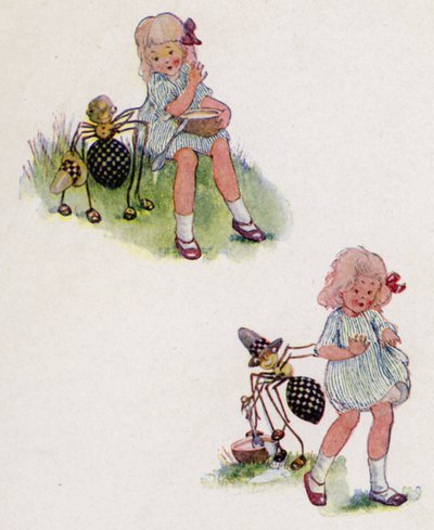 Kinderliedje: Kleine Juffrouw Muffet door Anne (after) Anderson