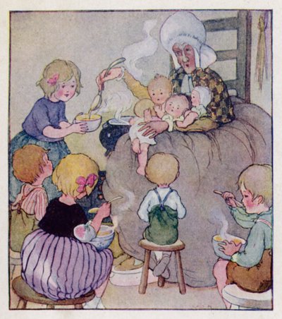 Kinderliedje: Er Was Een Oude Vrouw Die In Een Schoen Woonde door Anne (after) Anderson