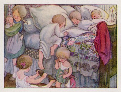 Kinderversje: Wee Willie Winkie Rent Door De Stad door Anne (after) Anderson