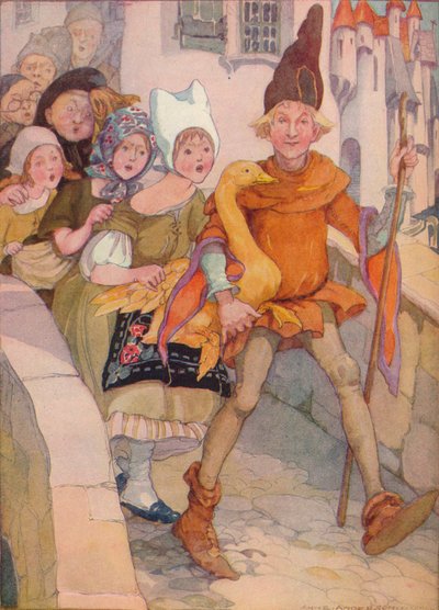 Domoor en zijn Gouden Gans, 1937 door Anne Anderson
