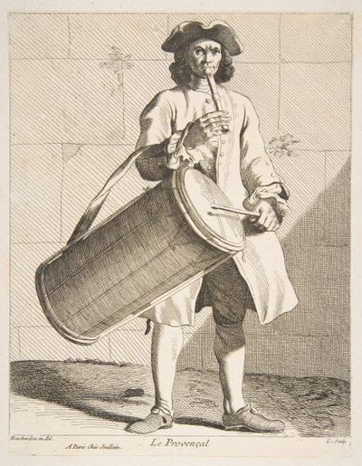 Een man uit de Provence, 1737 door Anne Claude Philippe de Caylus