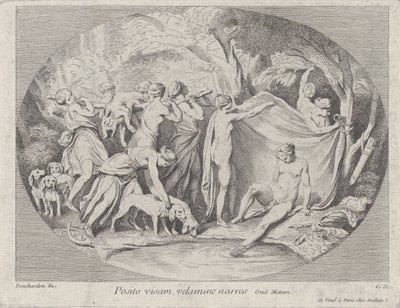 Diana bij het bad na terugkeer van de jacht door Anne Claude Philippe de Caylus