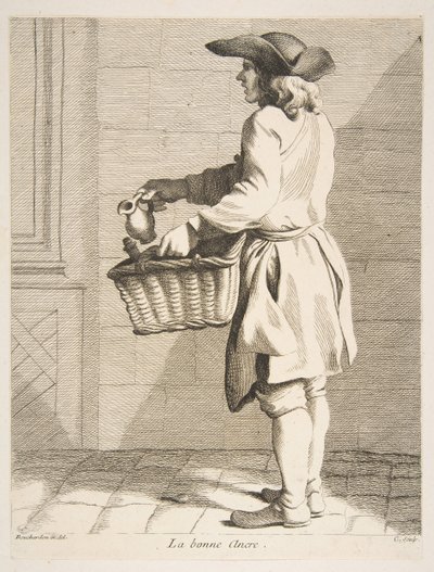 Inktenverkoper, 1746 door Anne Claude Philippe de Caylus