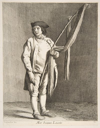 Kantverkoper door Anne Claude Philippe de Caylus