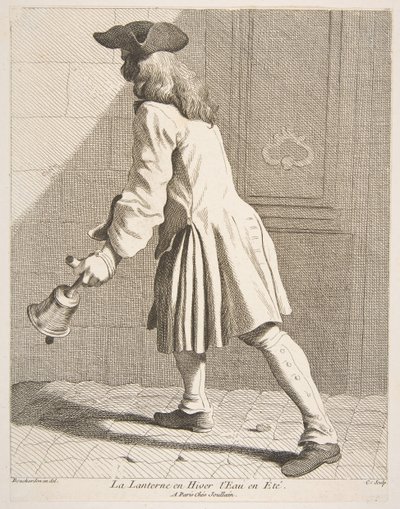 De lantaarn in de winter, water in de zomer, 1737 door Anne Claude Philippe de Caylus