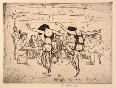 Nieuwjaarsnacht - Café Versaille door Anne Goldthwaite
