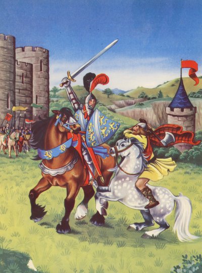 Robert Bruce en Henry de Bohun door Anne & Johnstone Janet (1928 79) Johnstone