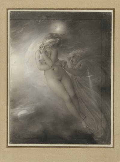 De geesten van Malvina en Oscar door Anne Louis Girodet Trioson