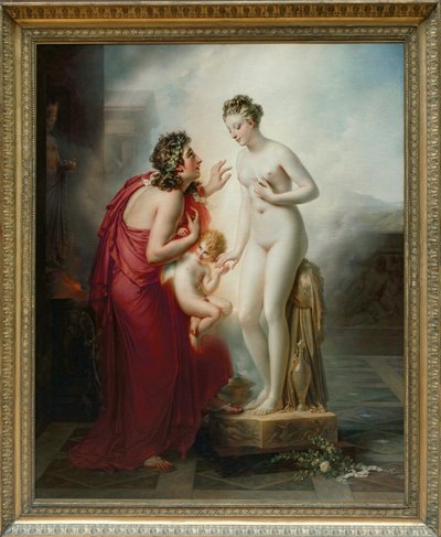 Pygmalion en Galatee ... door Anne Louis Girodet de Roucy-Trioson