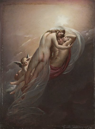 Aurora en Cephalus, ca. 1810 door Anne Louis Girodet de Roucy Trioson