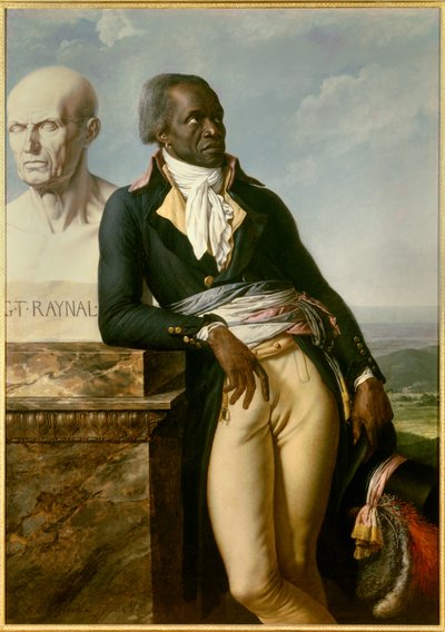 Franse Revolutie: Portret van Jean Baptiste Belley, Afgevaardigde van Santo Domingo (Santo Domingo) bij de Conventie (1747-1805) door Anne Louis Girodet de Roucy Trioson