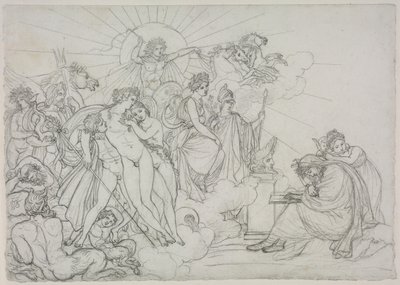 Aanroeping tot de Godheden die het Landbouw voorzitten uit Virgils Georgics, na 1798 door Anne Louis Girodet de Roucy Trioson