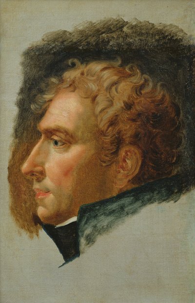 Portret van Duroc, Grootmaarschalk van het Paleis door Anne Louis Girodet de Roucy Trioson