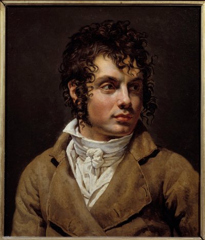 Portret van een man door Anne Louis Girodet de Roucy Trioson