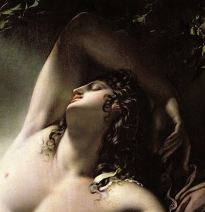 De Slaap van Endymion, 1791 (detail) door Anne Louis Girodet de Roucy Trioson