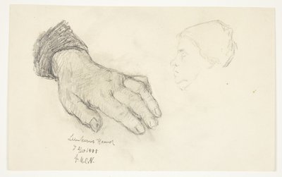 Lille Marens hand door Anne Marie Carl Nielsen