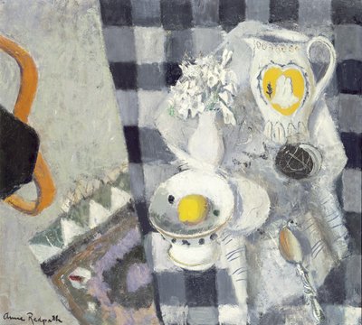 Zwart-wit ruiten door Anne Redpath