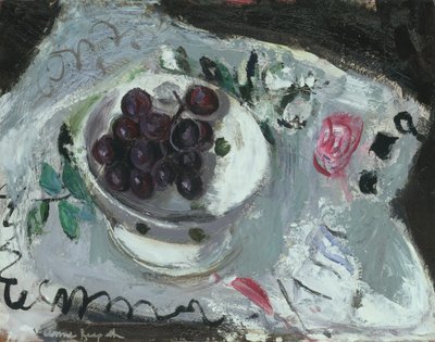 Schaal met druiven door Anne Redpath
