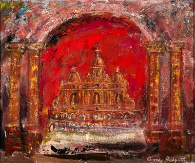 In een kerk, St. Paul door Anne Redpath