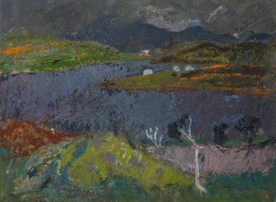 Landschap in Skye door Anne Redpath