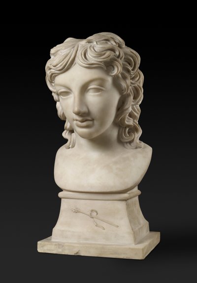 Borstbeeldportret van Prins Henry Lubomirski in de rol van Bacchus, ca. 1787 door Anne Seymour Damer