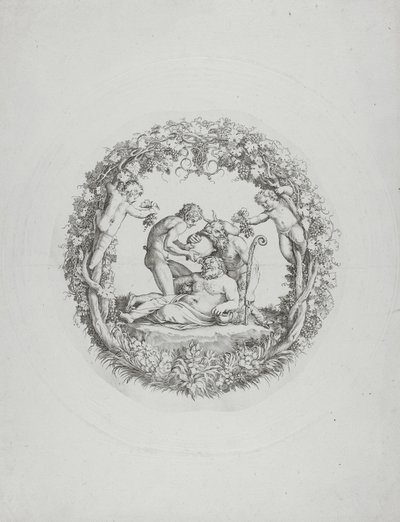 Dronken Silenus (de "Tazza Farnese") door Annibale Carracci