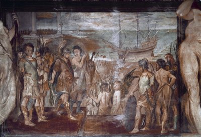 Episodes uit het leven van Jason: het aan boord gaan van de Argonauten door Annibale Carracci