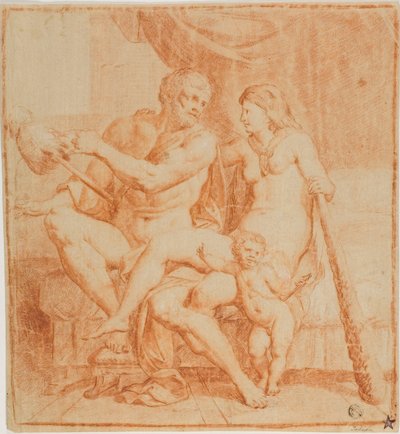 Hercules en Iole door Annibale Carracci