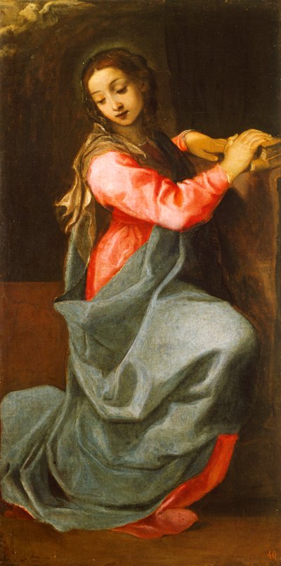 Dame van de Aankondiging door Annibale Carracci