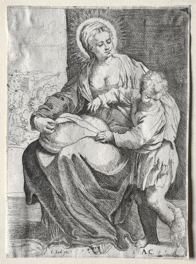 Madonna met de Witte Raaf, 1500s door Annibale Carracci