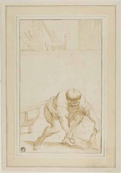 Mestverzamelaar door Annibale Carracci