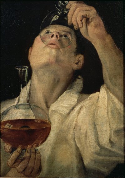Portret van een man die drinkt, c.1581-4 door Annibale Carracci