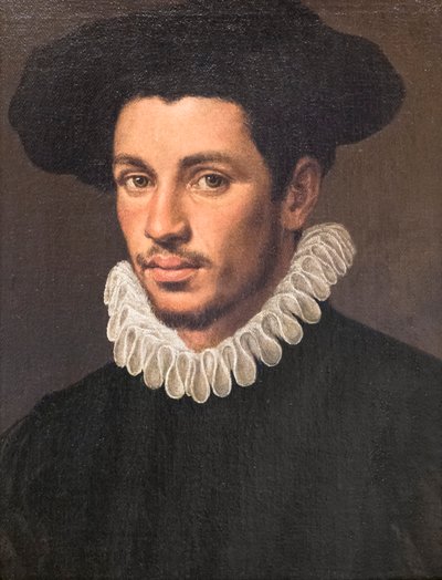 Portret van een jonge man door Annibale Carracci