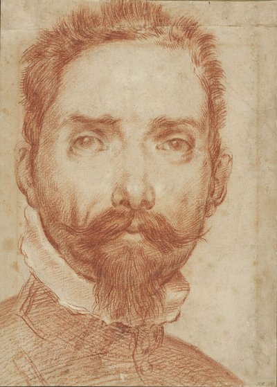 Portret van de luitspeler Giulio Mascheroni door Annibale Carracci