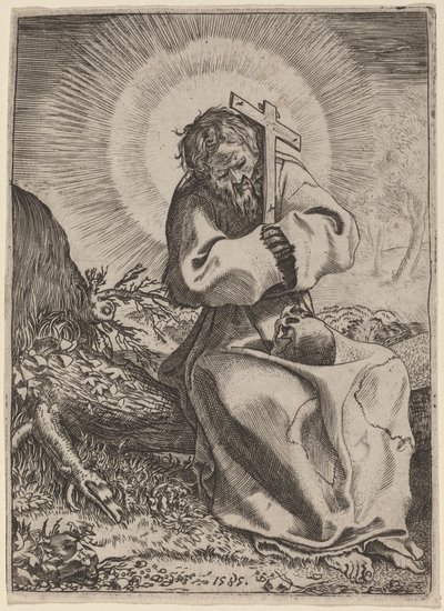 Sint Franciscus van Assisi door Annibale Carracci